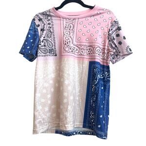 Eternity AC/BC Multicolor Block Style Bandana Top